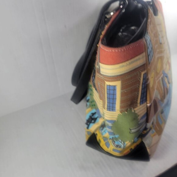 Frankie & Johnnie Women Embellished LA City Scene Tote Bag - Picture 11 of 15